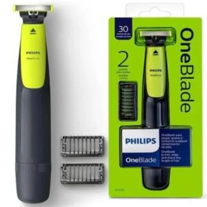 Philips OneBlade Barbeador Aparador de pelos à prova d’ água Bivolt - R$119