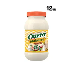 Kit Com 12 Maionese Quero 495G