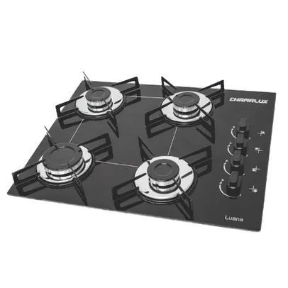 Cooktop 4 Bocas Ultrachama Preto