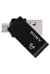 Pen Drive 64Gb Sony Preto Para Smartphones Usm64sa2/B | R$39