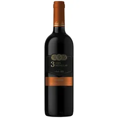 Vinho Chileno TRES MEDALLAS Carmenere/Malbec/Rosé/Merlot garrafa 750ml