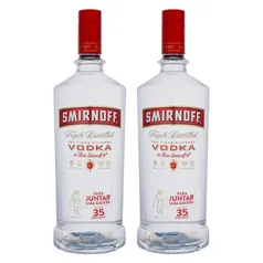 Vodka Smirnoff Red 1,75L 2 Unidades