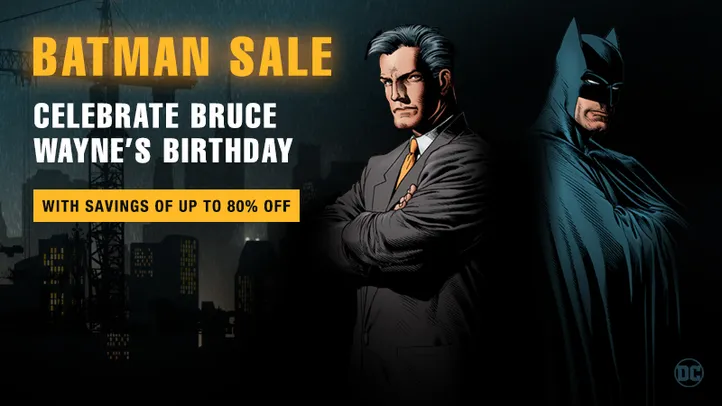 Batman Sale! | Descontos de até 80%