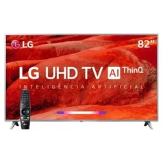 Smart TV LED 82" UHD 4K LG 82UM7570PSB ThinQ AI Inteligência Artificial | R$ 10.999