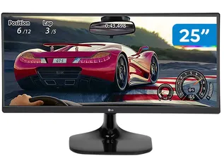 Monitor Gamer 75Hz Full HD 25” LG 25UM58G - IPS HDMI 1ms