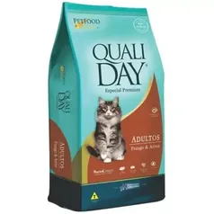 Ração Qualiday para Gatos Adultos Sabor Frango 10,1kg