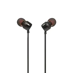 Fone de Ouvido JBL Tune 110 Intra-Auricular Preto - ‎JBLT110BLK