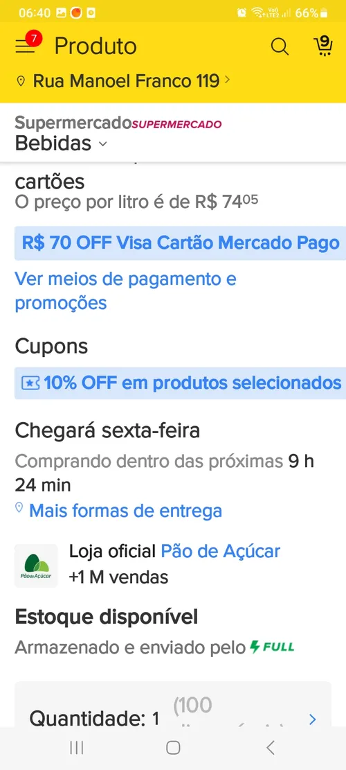 Imagen na descrição da promoção