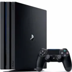 Console Sony Playstation 4 Pro 1TB + 1 Controle Dualshock 4 Nacional Preto