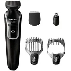 Kit Aparador de Pelos Philips Multigroom QG3339/15 Bateria Recarregável 12W