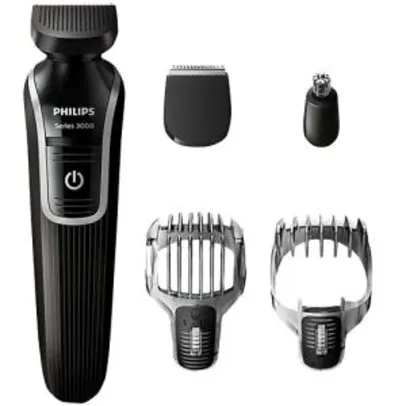 Kit Aparador de Pelos Philips Multigroom QG3339/15 Bateria Recarregável 12W