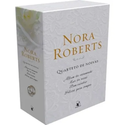 [Submarino] - Kit Livros Nora Roberts - Álbum de Casamento + Mar de Rosas + Bem-Casados e Felizes Para Sempre