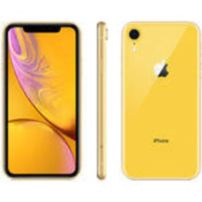 iPhone XR 256GB Amarelo Tela 6.1” iOS 12 4G 12MP - Apple