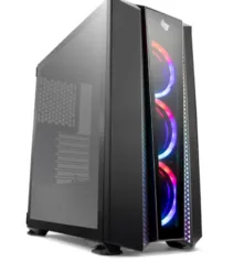 Gabinete Pichau Gaming Frillback X RGB Lateral Vidro, PGF-X01