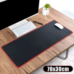 Mouse Pad Gamer Extra Grande 70x30cm Speed Antiderrapante Emborrachado Precisão Borda Costurada Antideslizante