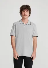 Camisa Polo Masculina Básica Regular Em Algodão