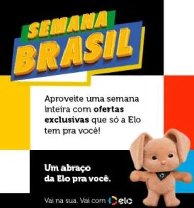 Grátis: Semana Brasil Elo - Descontos imperdíveis em vários sites! | Pelando