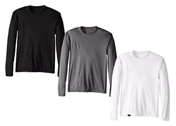 Kit com 3 Camisetas Proteção Solar Uv 50 Ice Tecido Gelado – Slim Fitness