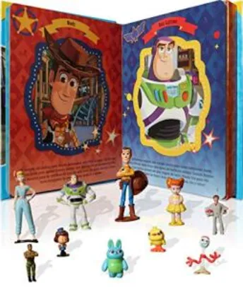 LIVRO + BONECOS: Toy Story 4 | R$62