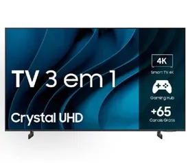 Smart TV Samsung 43"  Crystal UHD 4K 43CU8000 2023 Design AirSlim Painel Dynamic Crystal