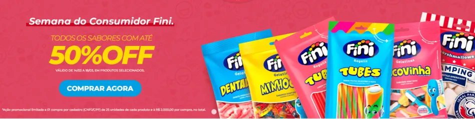 Semana do Consumidor Fini (até 50% off)