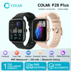 COLMI P28 Plus Smart Watch Bluetooth Calling IP67 À Prova D 'Água Freqüência Cardíacas 