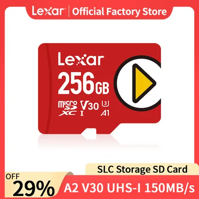 Cartão de memória MicroSD Lexar (128GB, 256GB, 512GB, 1TB)