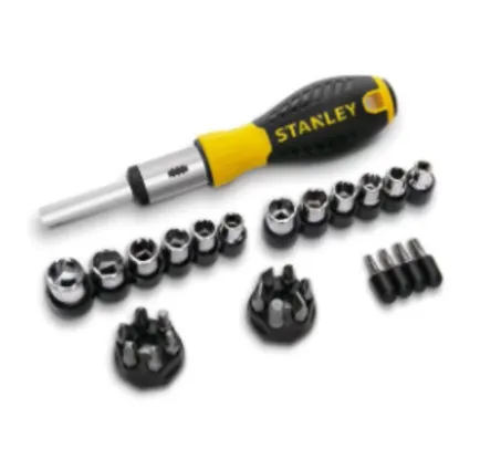Chave Catracada 29 Peças Multi Bits/Soquetes - STANLEY-STHT54925-840 | R$39