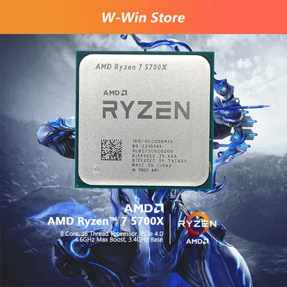 Amd ryzen 7 5700x 3.4 ghz 8 núcleo 16 thread 65w 