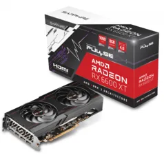 Placa de Vídeo Sapphire Pulse AMD Radeon RX 6600 XT, 8GB, GDDR6, FSR, Ray Tracing, 11309-03-20G - Open Box