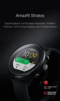 Smartwatch Amazfit Stratos | R$464