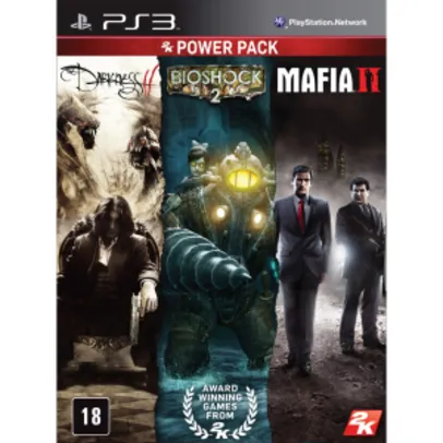 (3 jogos) Mafia II, Bioshock 2 e The Darkness II - PS3