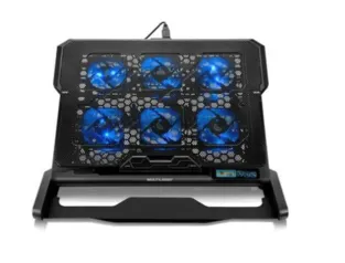 Base para Notebook Multilaser Hexa com 6 Coolers até 17´ - AC282