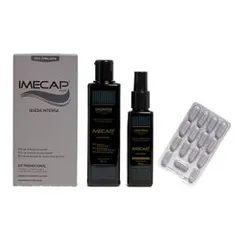 Kit Imecap Hair Queda Intensa Shampoo + Loção + 30 Cápsulas