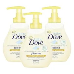 [03 unidades] Sabonete Líquido Baby Dove Hidratação Glicerinada 400ml | R$22