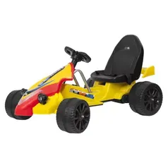 Mini Carro Elétrico Infantil 12V Fórmula Esport 2 Marchas Amarelo 