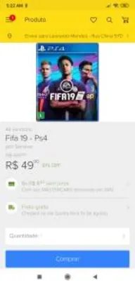 FIFA 19 - PS4 - R$50