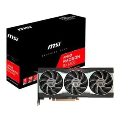 Placa de Vídeo MSI Radeon RX 6800 | R$ 4750