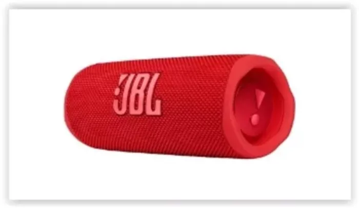 Caixa de Som Portátil JBL Flip 6, Bluetooth, À prova D'Água, USB-C, Vermelho - 28913558