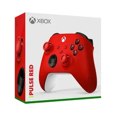 Controle Joypad Xbox Series X/S Wireless com Bluetooth Vermelho