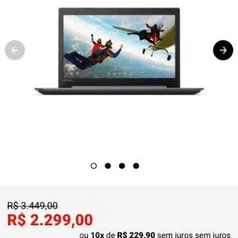 Notebook Lenovo