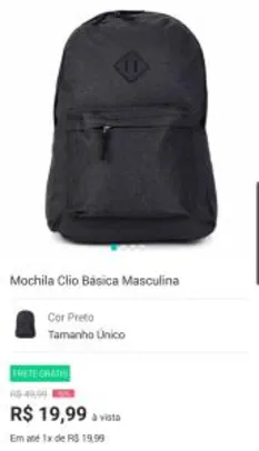 Mochila Clio Básica | No App