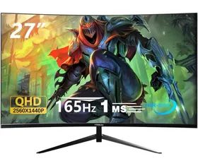 FYHXele 27" Gamer Monitor Curvo 2K 165Hz 