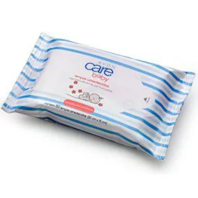 Lenços Umedecidos Avon Care Baby - 50 Unidades | R$7