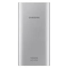 Bateria Externa Samsung 10.000MAh Carga Rápida USB Tipo C - Prata | R$ 89