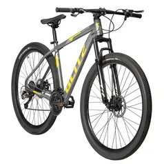 Bicicleta Aro 29 BLITZ Pontal Alumínio 21v Câmbios Shimano, Freio Hidráulico e Susp C/ Trava