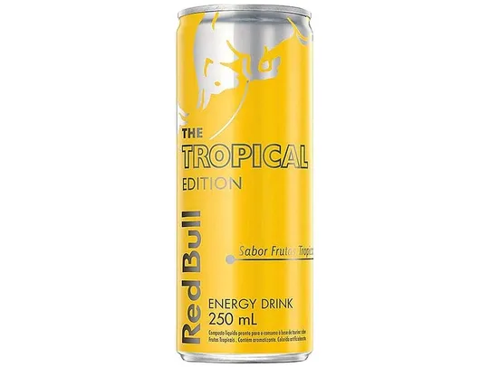 [Leve 3 pague 2] Bebida Energética Red Bull Tropical Edition 250ml | R$5