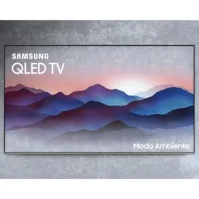 Smart TV Samsung QLED UHD 4K 55" QN55Q6FNAGXZD com Modo Ambiente Tela de Pontos Quânticos