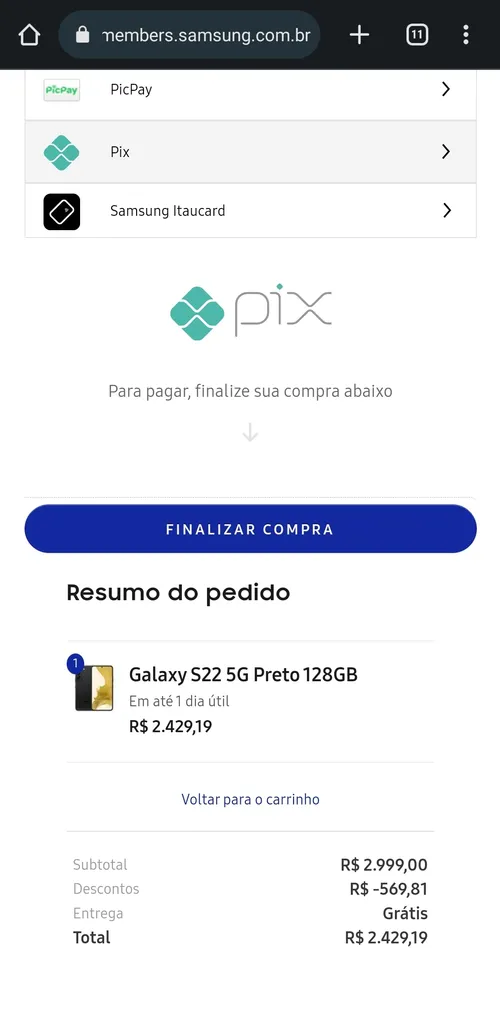 Imagen na descrição da promoção