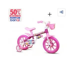 [Banqi R$ 101] Bicicleta Infantil Aro 12 Flower